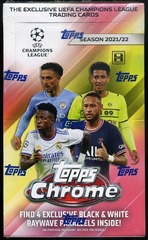 2021-22 Topps CHROME UEFA Champions League Soccer LITE Box
